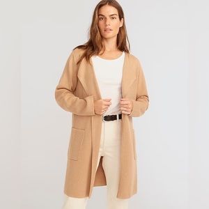 JCrew Juliette collarless sweater-blazer